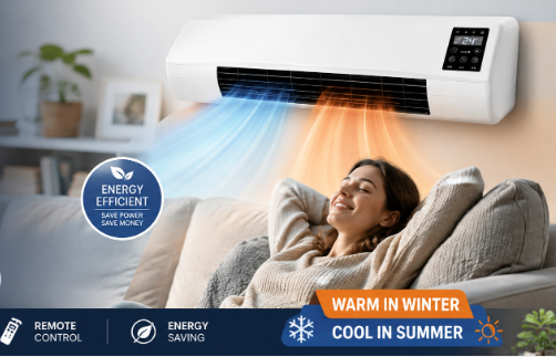 LifeGauge Breeze verteilt warme und kühle Luft im Wohnzimmer